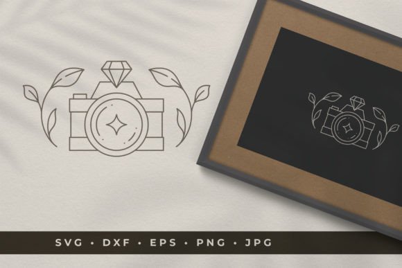 Camera with Floral Ornament Line Art Review