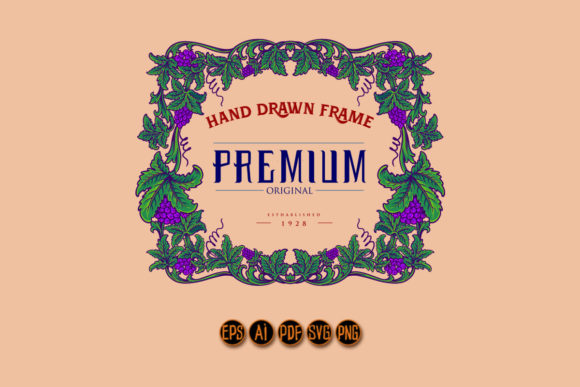 Classic Frame Wine Labels with Floral: A Designer's Review