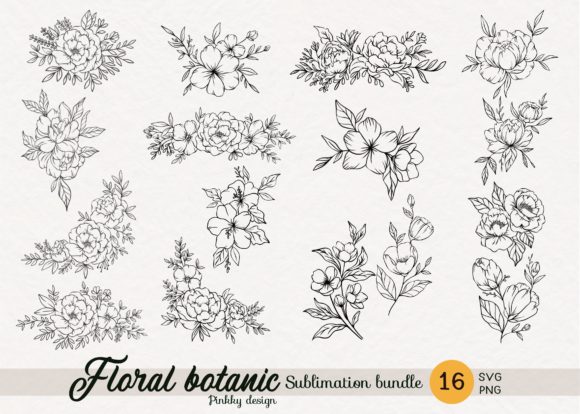 Floral Botanic Svg Png Bundle: A Review for Graphics and Illustrations