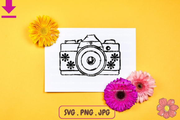 Floral Camera SVG: A Fresh Graphics & Illustrations Review