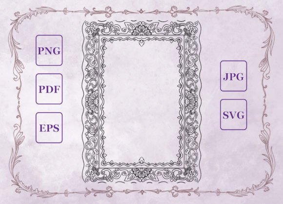 Floral Frame Openwork Elegant: A Graphic Designer's Review