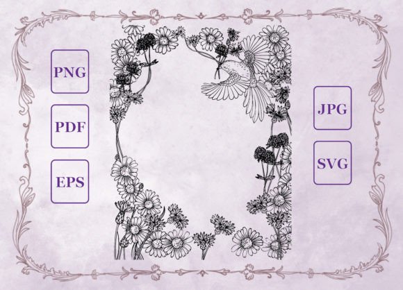 Floral Frame Vector Black and White: A Graphics Review