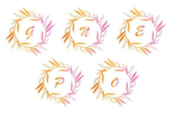 Floral Ornaments Alphabet: Premium Graphics & Illustrations for Crafters