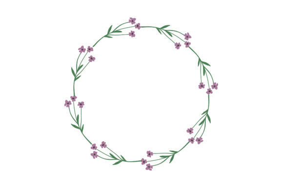 Frame Floral Decorate Elegant Graphics for Editorial Illustrations