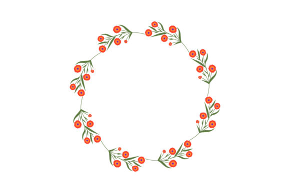 Frame Floral Ornate Beauty: Premium Graphics for Modern Illustrations