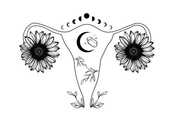 Uterus, Women Rights, Pro Choice, Floral Graphics and Illustrations Review